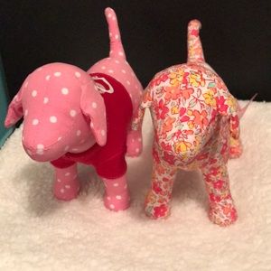 Victoria's Secret Pink - Set of 2 Mini Dogs